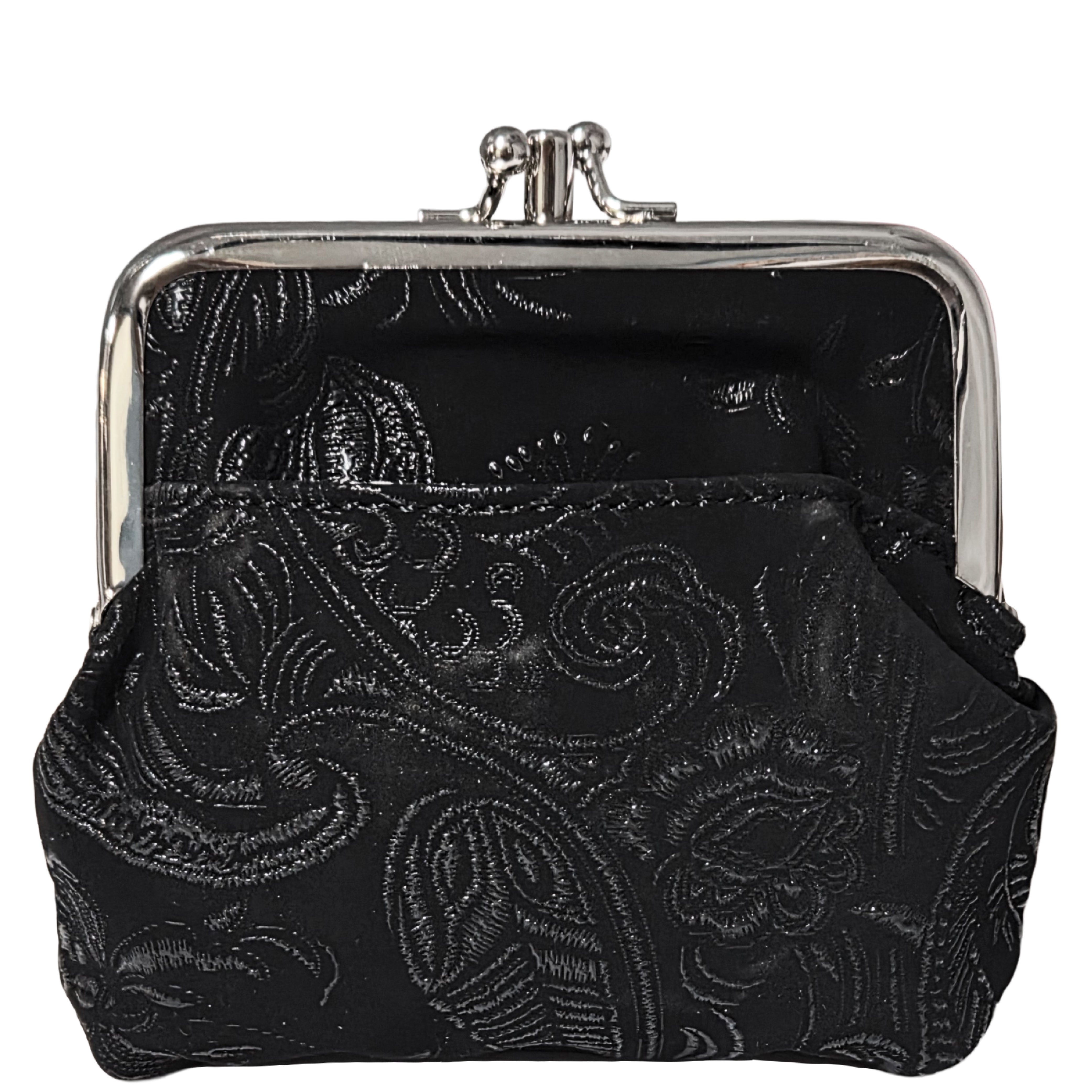 小物 B.B. LITTELE PICTURE BOOK & COIN PURSE Black leather card holder/coin purse