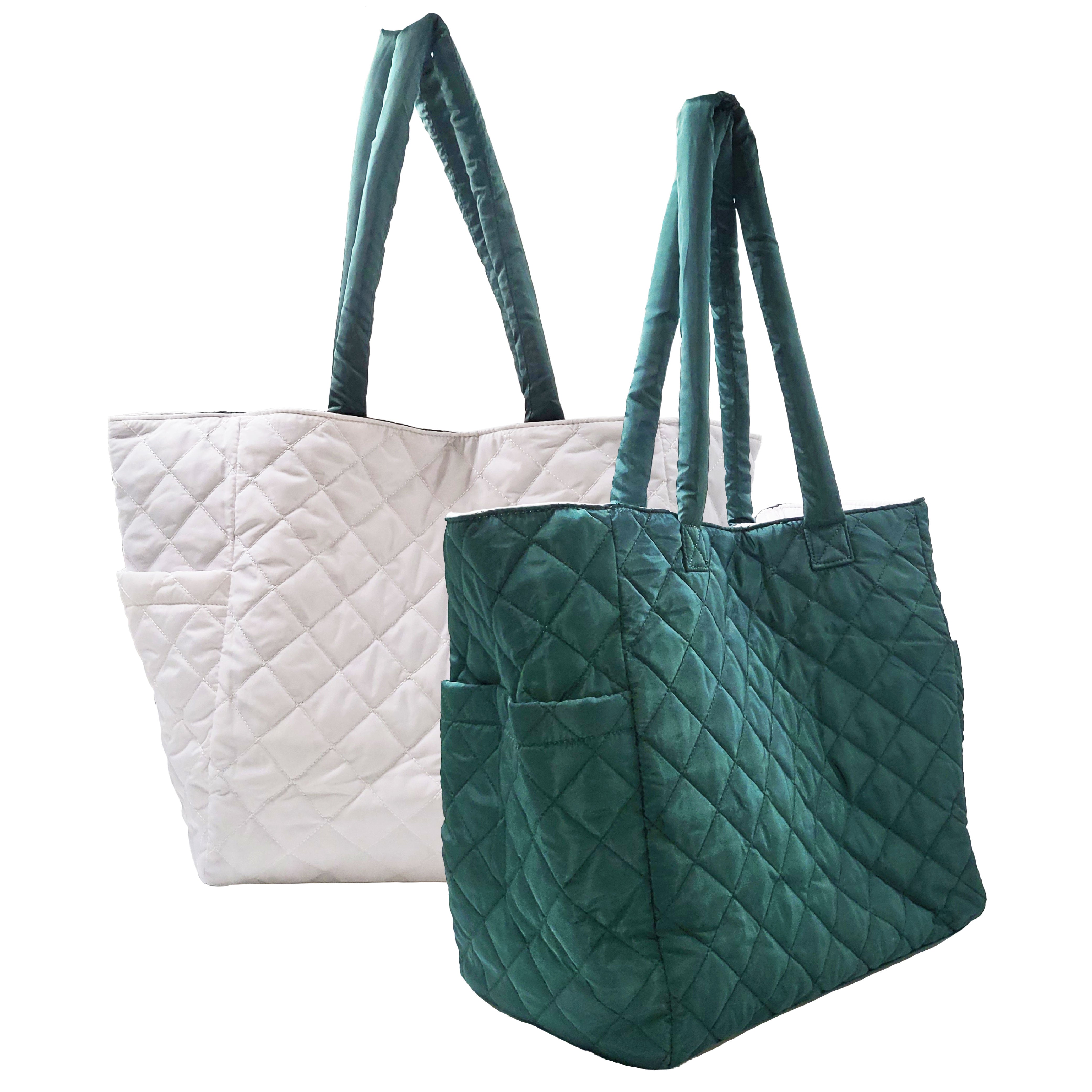 Large Reversible Nylon Tote – K-Carroll.com
