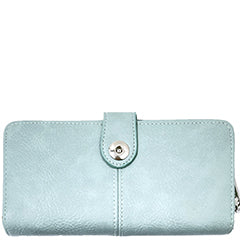 Eleanor Checkbook Wallet (Multiple Colors) Celery