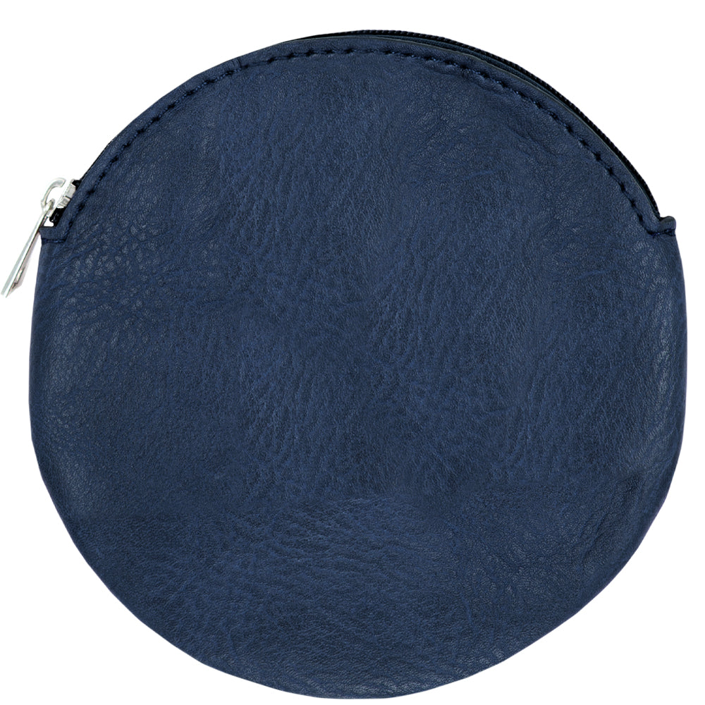 Circle Coin Purse (Multiple Colors) Navy