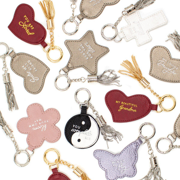 Charm Keychains (Multiple Colors)