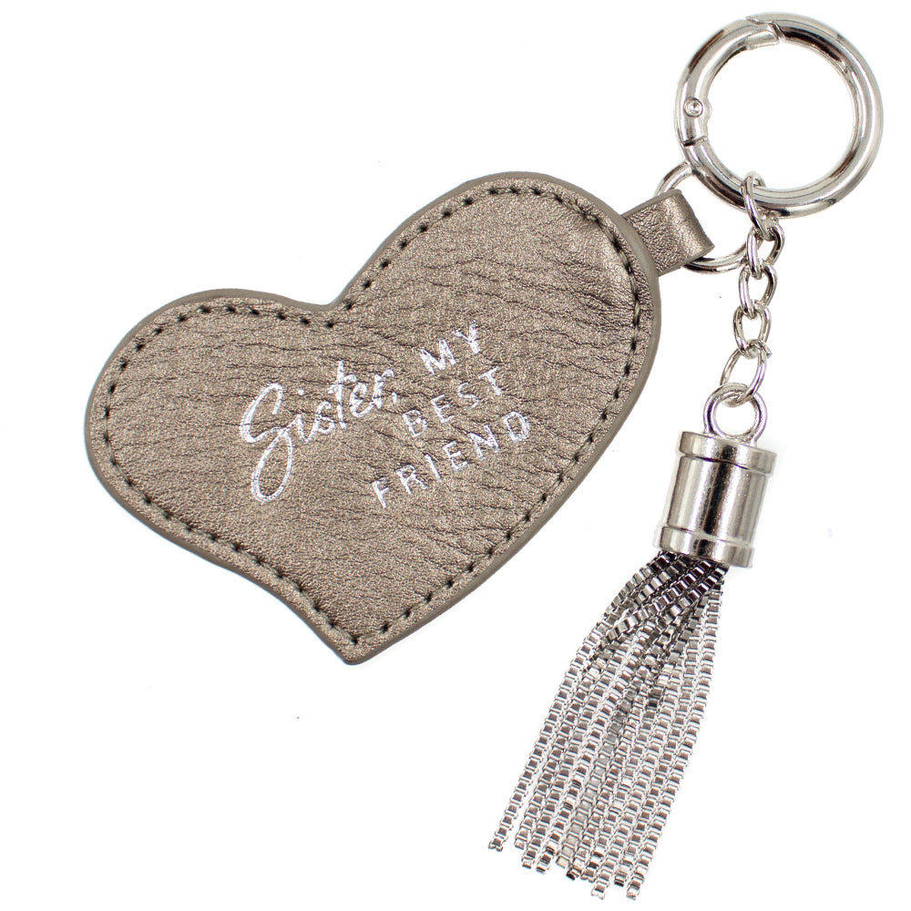 Charm Keychains (Multiple Colors) You Complete Me (Black & White)