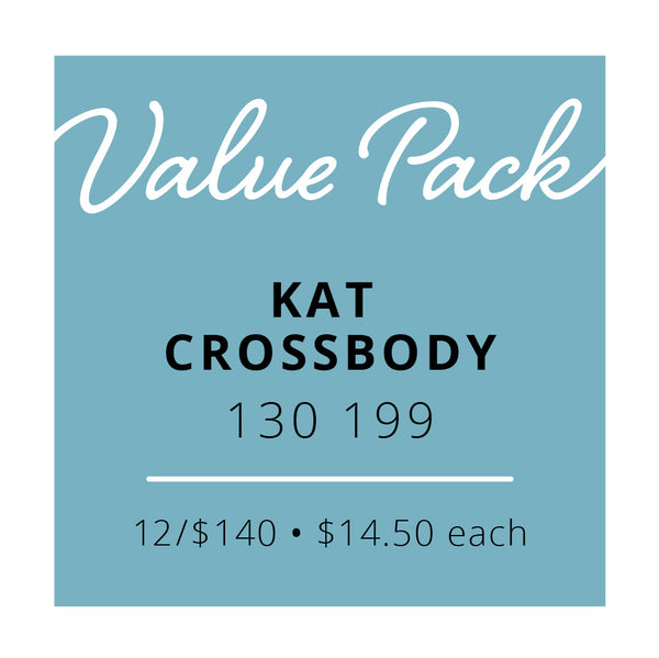 Value Pack Kat Crossbody | 12/$161 (Wholesale Only)