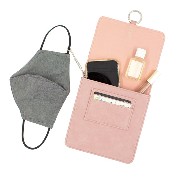 Box Crossbody Bag (Multiple Colors)- Only Pink, Limited Quantities