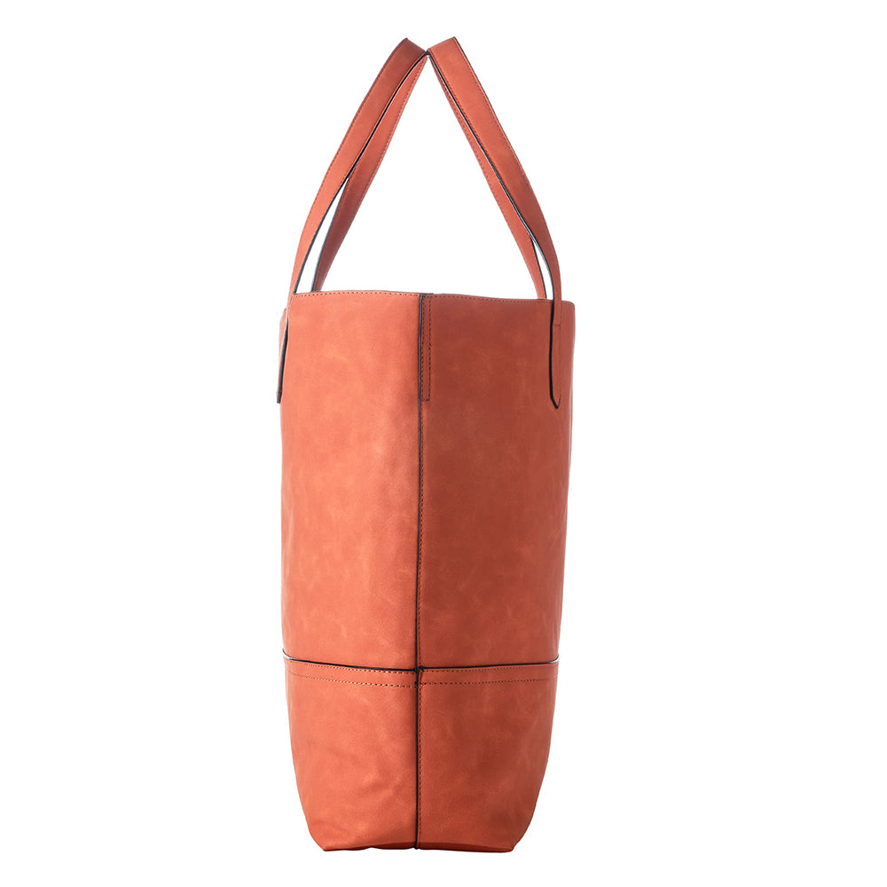 Women's Slouchy Suede Leather Tote Bag